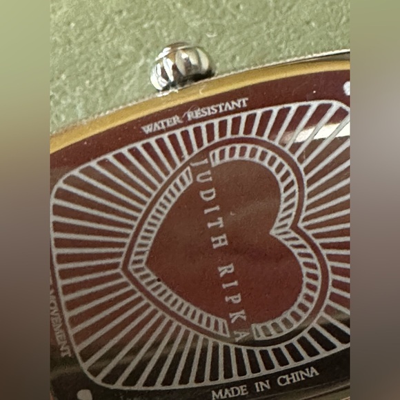 Judith Ripka pink crystal stainless steel watch - Picture 9 of 9